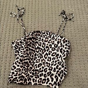 Leopard Print Women's Top